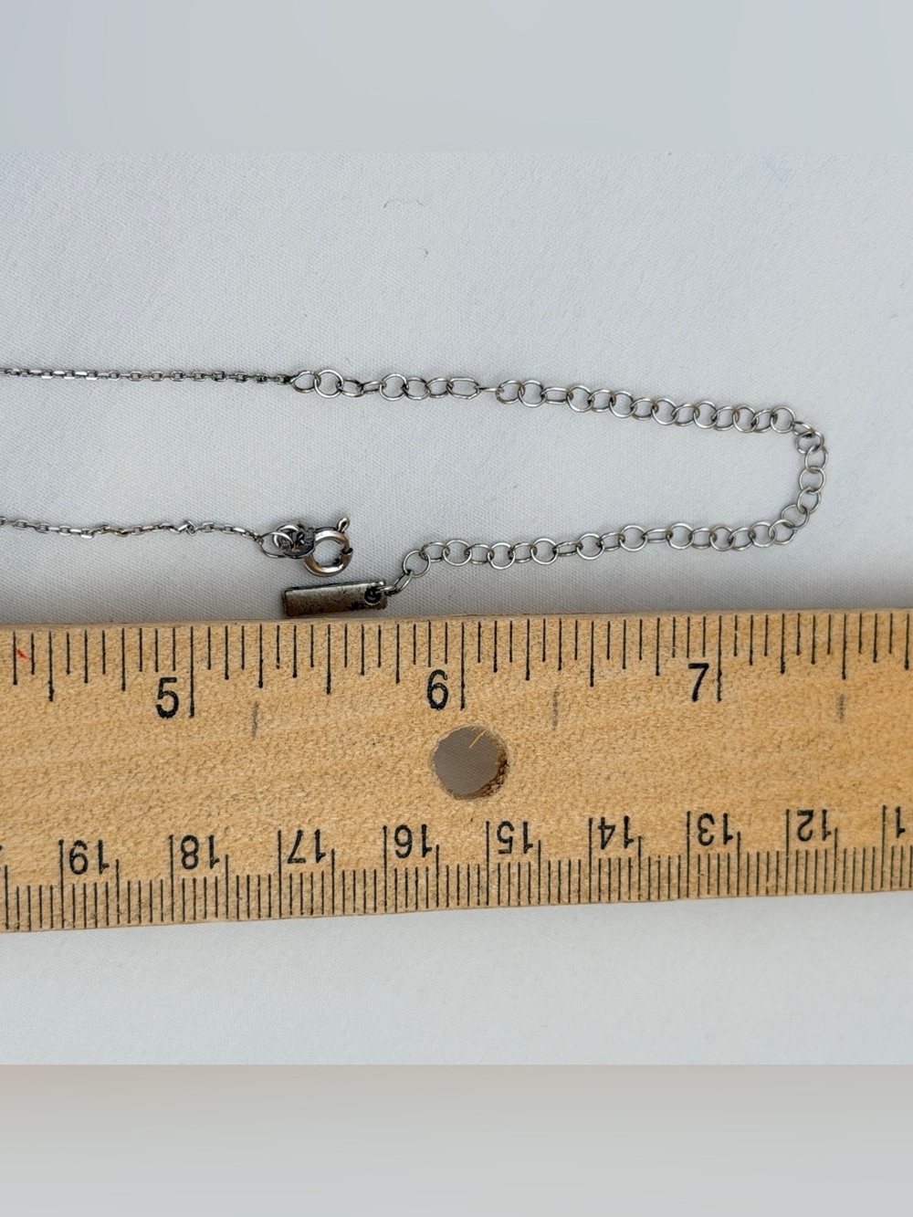 Ulu Sterling Silver Starburst 15” Lariat Necklace Rock Crystal 90s Bling - Picture 10 of 12